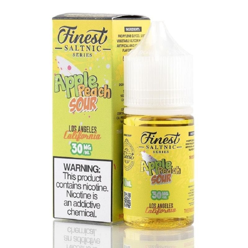 Finest Salt Nic Apple Peach Sour Rings 30ml