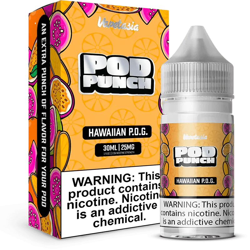 Vapetasia Pod Punch Hawaiian P.O.G. Nic Salt Vape Juice 30ml