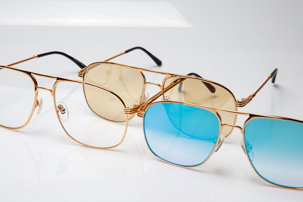 18KT SIGNATURE EDITION SNATCH SUNGLASSES