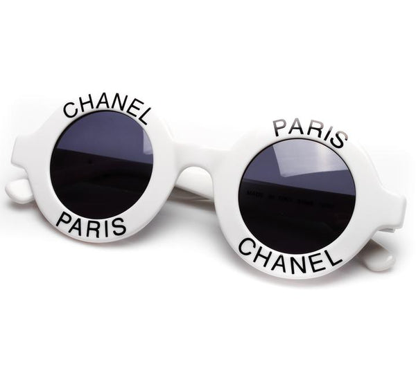 Chanel Vintage Sunglasses 04152 94305 Black With Case