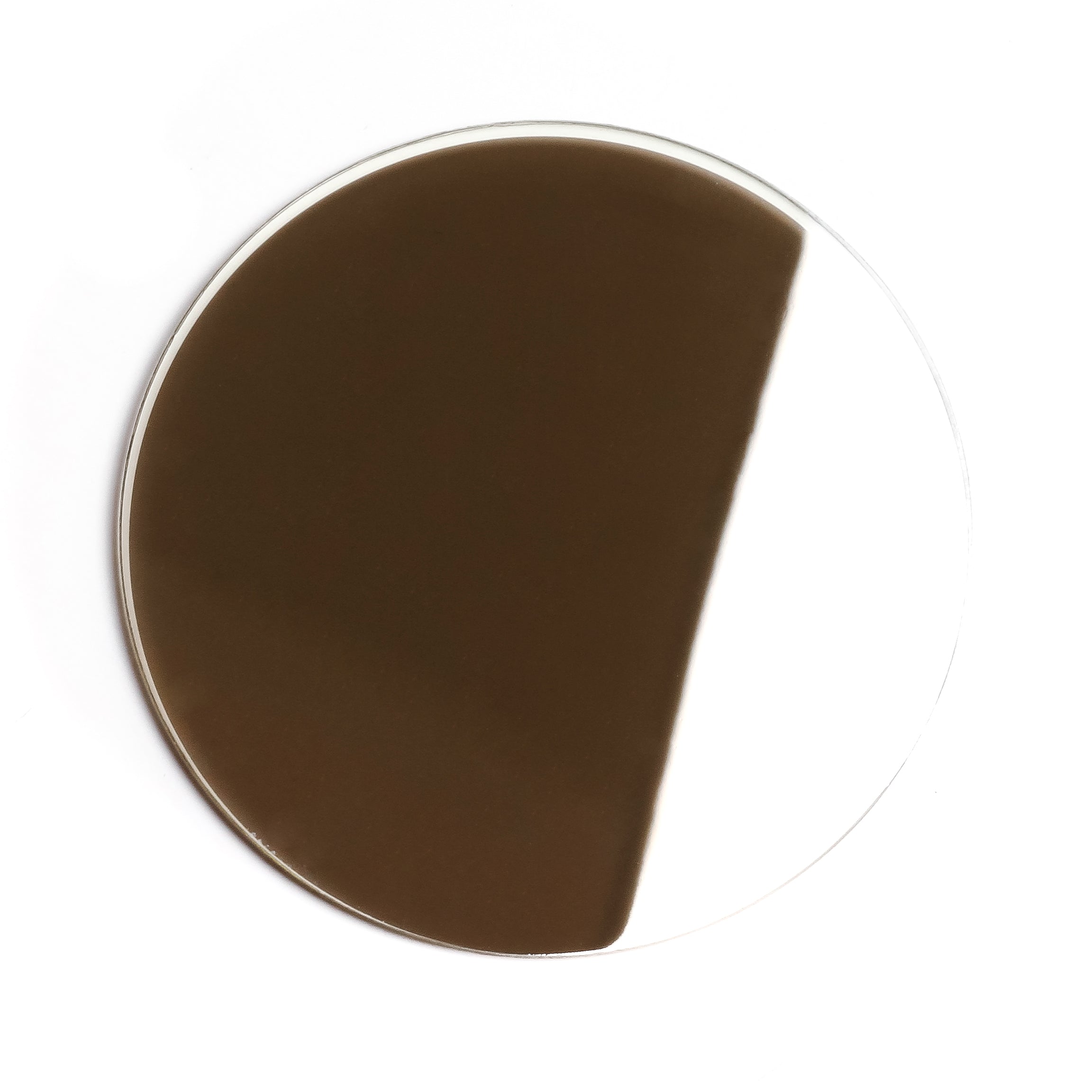 243 - Light Smoke Solid Mirror (Small)