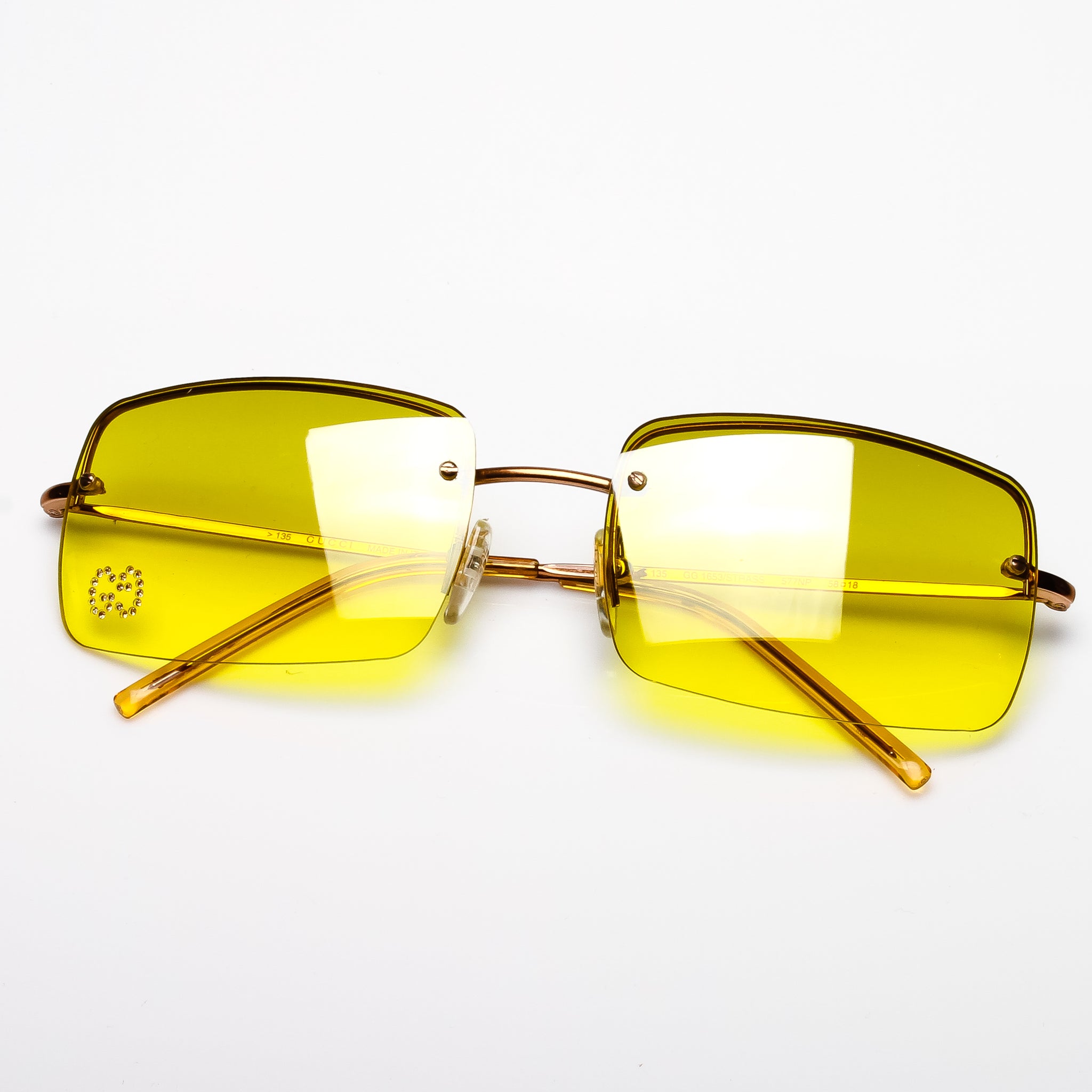 gucci yellow glasses