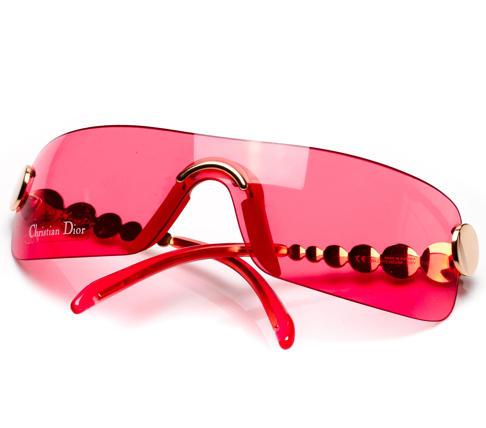 red dior sunglasses