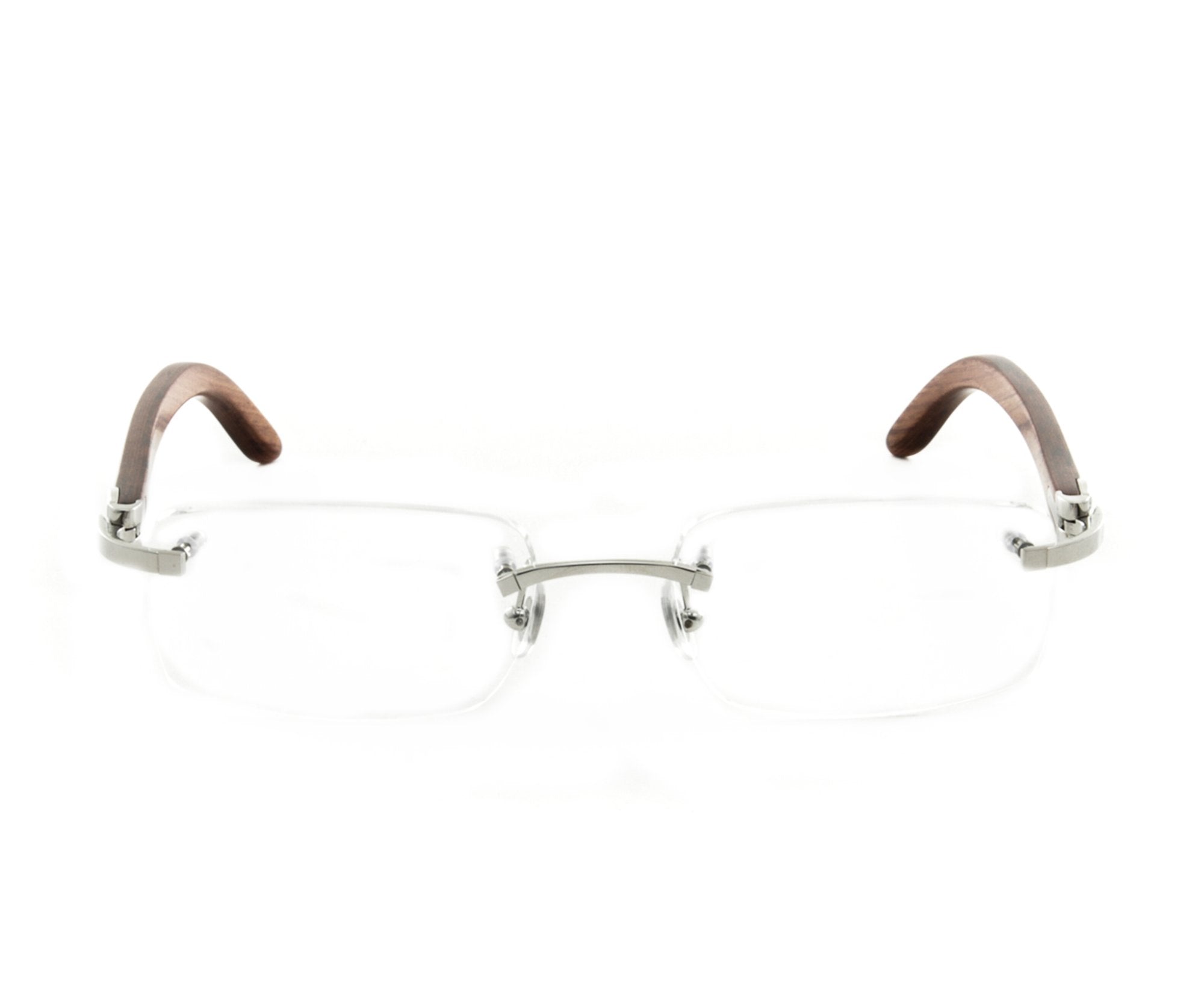 cartier glasses silver