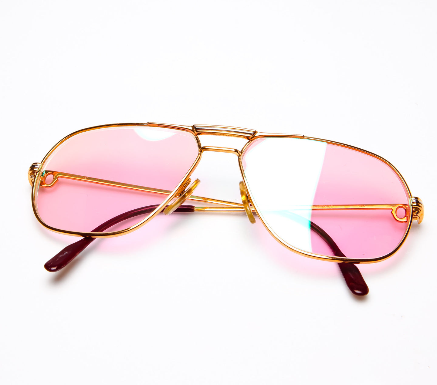 cartier glasses pink