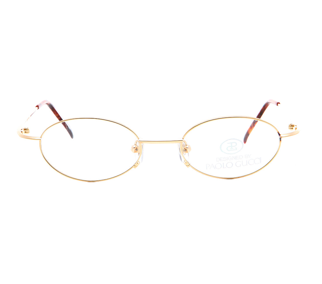 Paolo Gucci 7428R 21k Gold Plated (Clear Lens)– Vintage Frames Company
