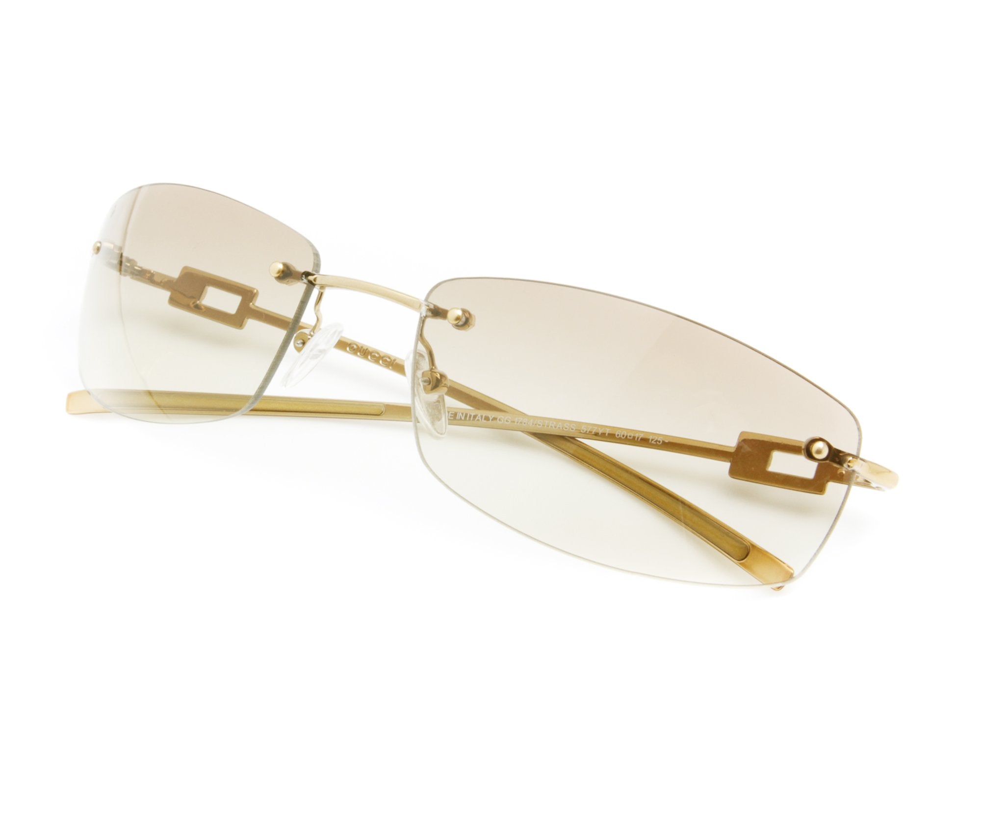 gucci rimless glasses mens