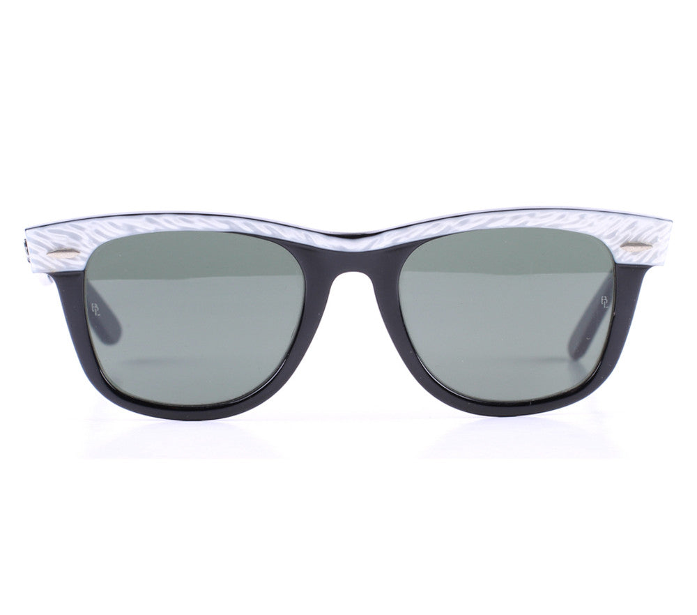 ray ban black and white sunglasses