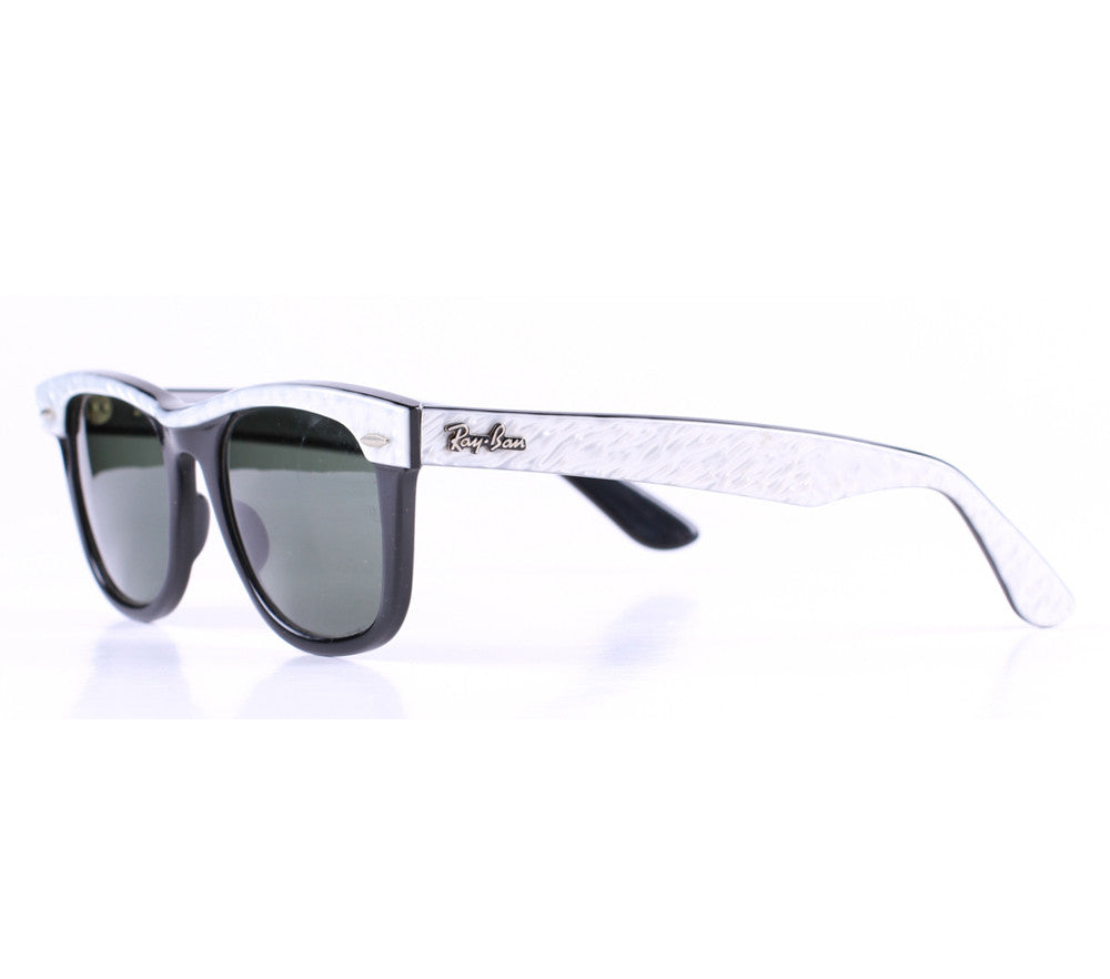 ray ban black and white sunglasses