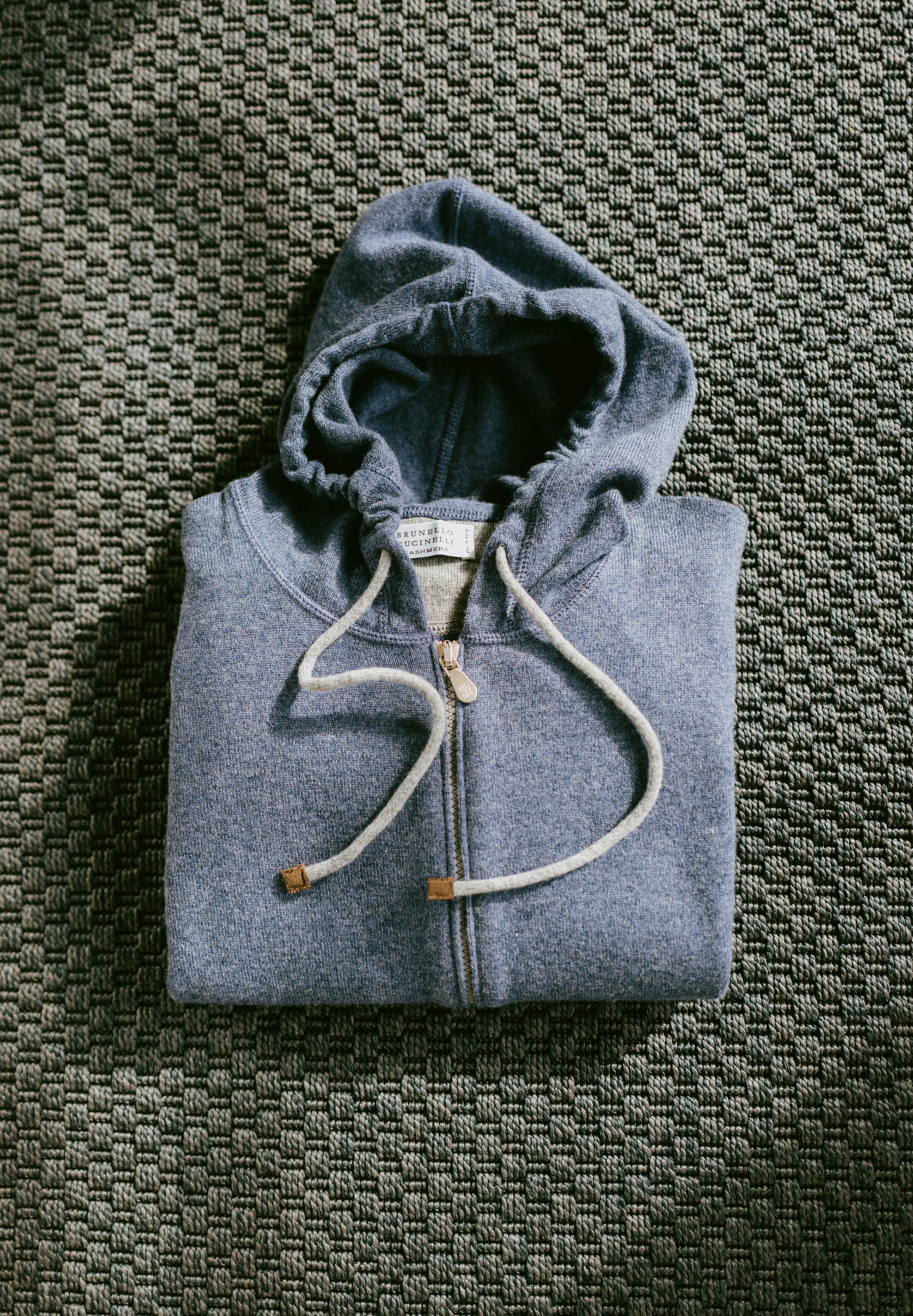 Cashmere Zip-Up Hoodie