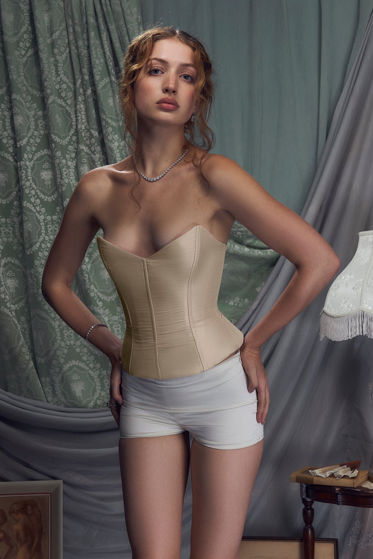 Pink Champagne Soft Boning Corset