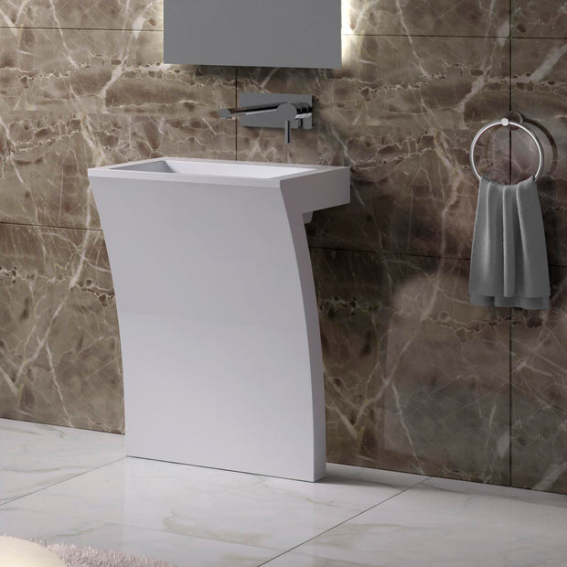 Freestanding Pedestal Sinks – ADM Bathroom