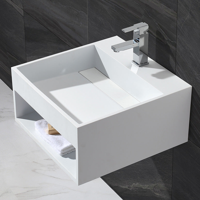 Shelved Wall Mounted Sink DW-161 – ADM Bathroom