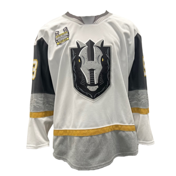 Top-selling Item] Brayden Pachal 94 Vegas Golden Knights Stanley Cup 2023  Champions Patch Away Breakaway Men - White