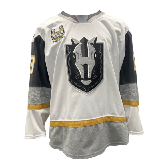 9 Cody Glass: Game-Worn & Signed Silver Jersey – Vegas Team Store