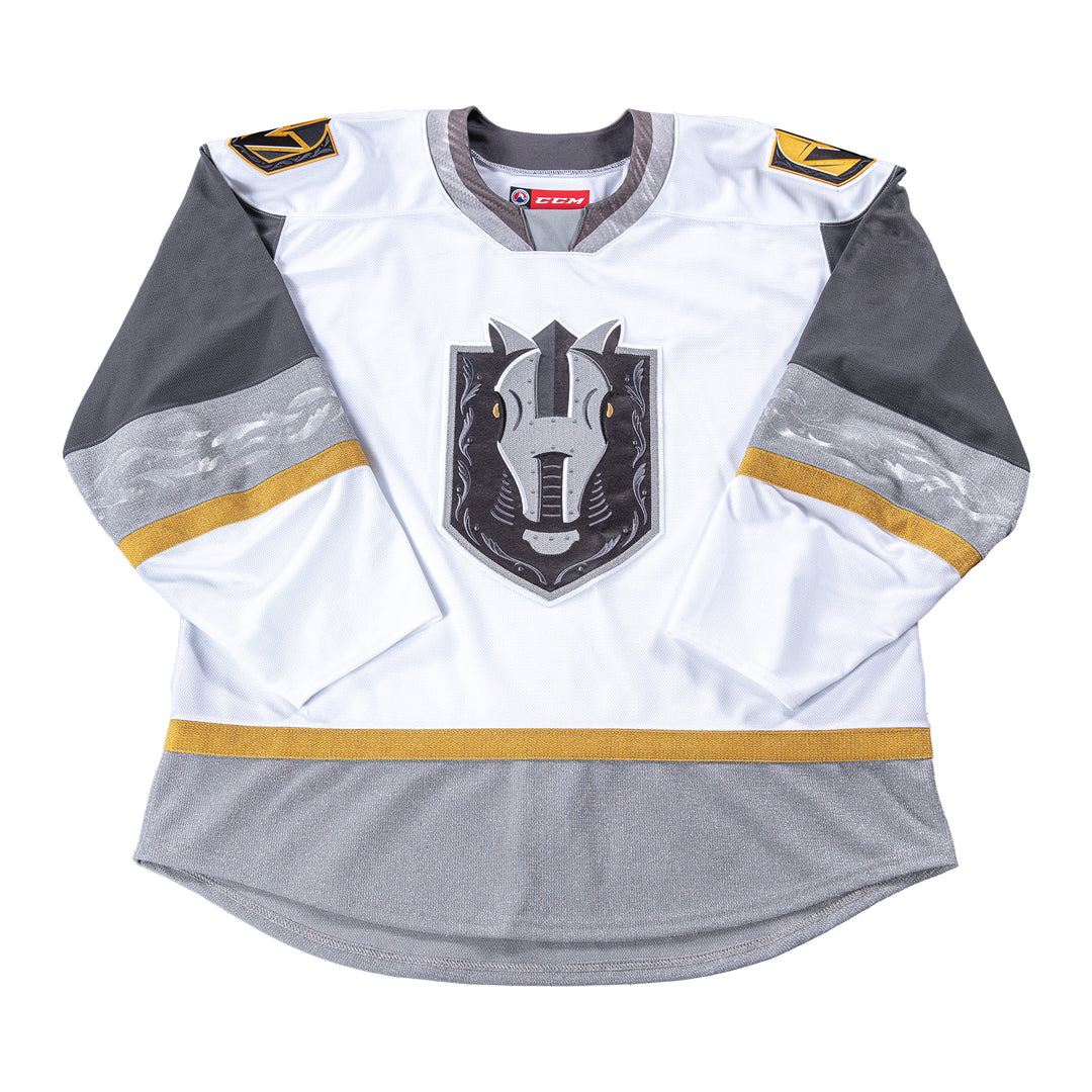 Las Vegas Golden Knights Jersey Youth Size S/M Gray Black NHL Licensed  Hockey