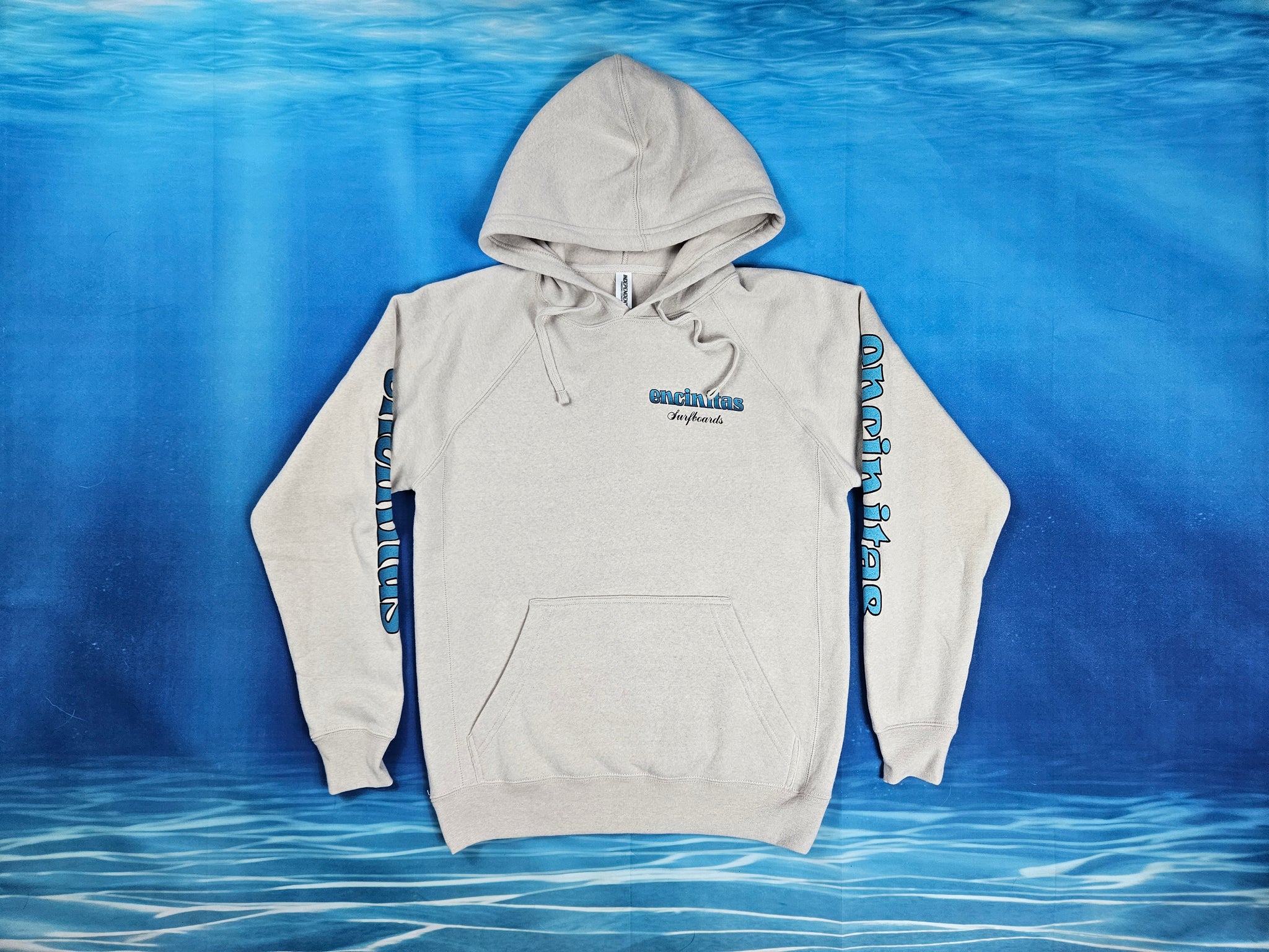 Unisex Blue Fade Icon Zip Hoody - Encinitas Surfboards