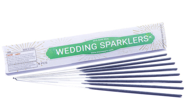 10 inch wedding sparklers