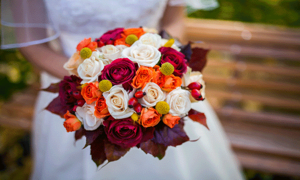 Fall Wedding bouquets for the bride