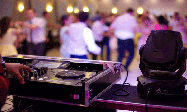 Using one source of music for your budget friendly wedding