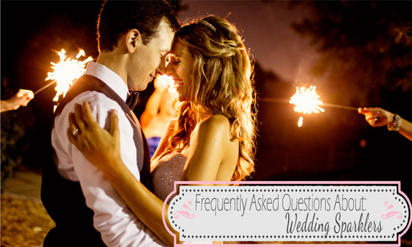 questions about wedding sparklers