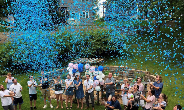 Get Ready for the Gender Reveal Party with Gender Reveal Confetti Cannons