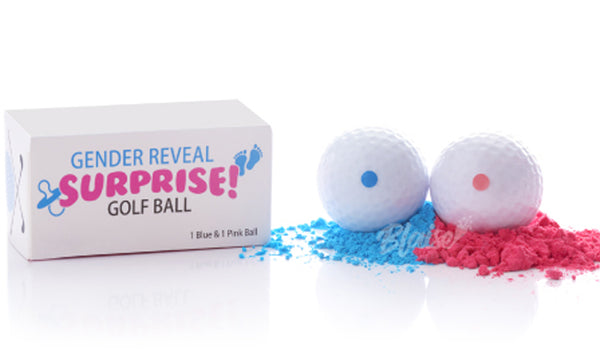 gender reveal golf balls