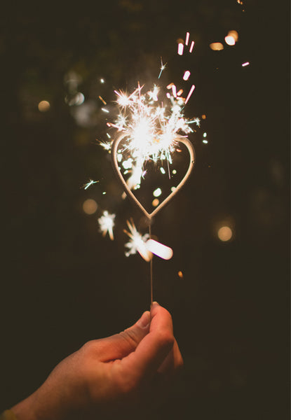 heart shaped sparklers