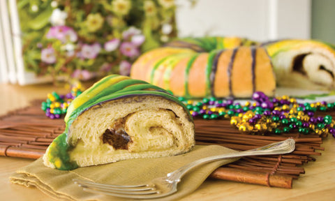 Mardi Gras king cake 