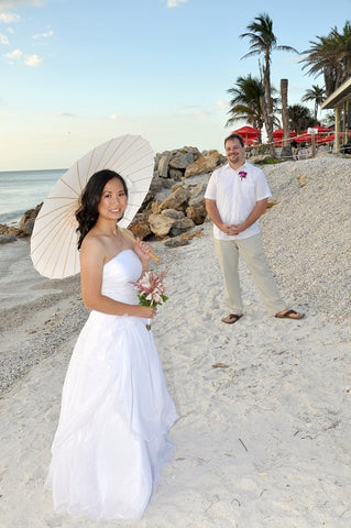 beach wedding photos