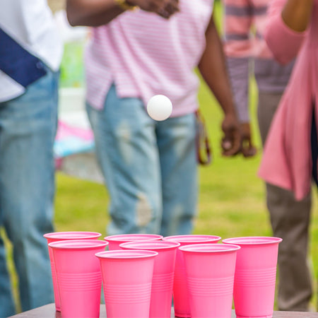 Pink Cup Toss