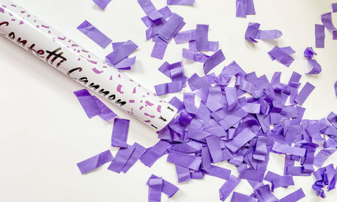 Purple Confetti Cannon