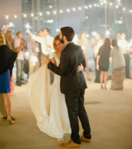 first dance sparklers