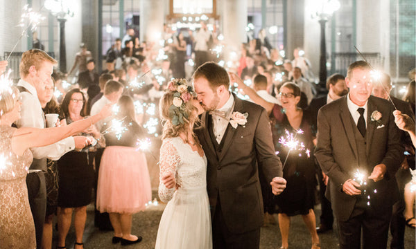 timing your sparkler send off