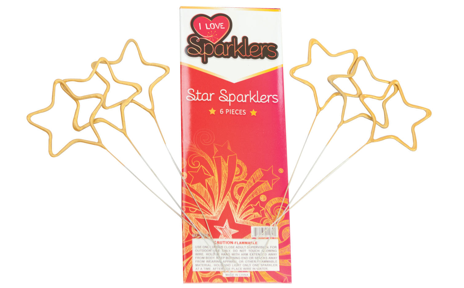 gold star sparklers 