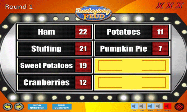 Thanksgiving Family Feud