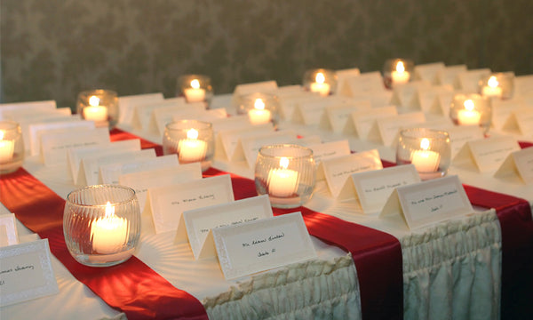 Guest Table WIth Candles