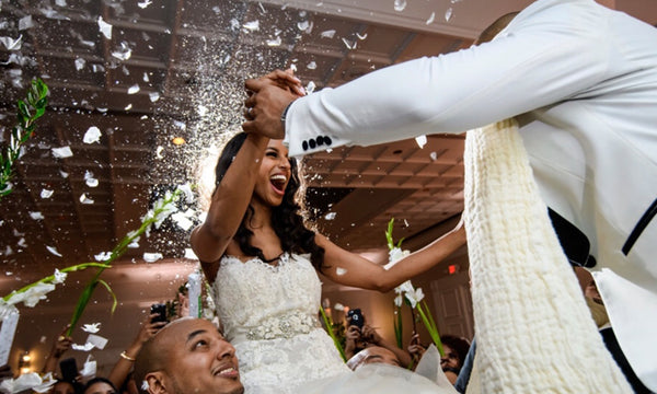 White Wedding Confetti Party