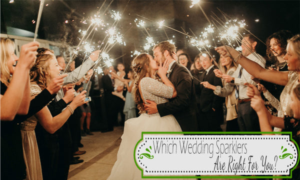The right wedding sparklers