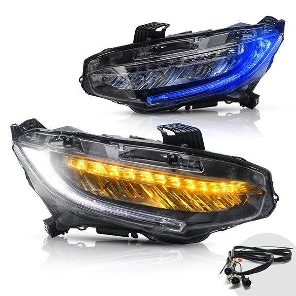 VLAND Full LED Headlights for Honda Civic 2016-2021