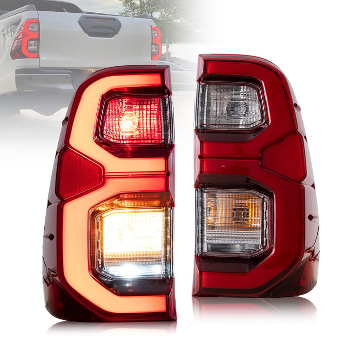 VLAND Full LED Tail Lights For Toyota Vigo / Hilux 2015-2020 with Anim —  VLAND Official