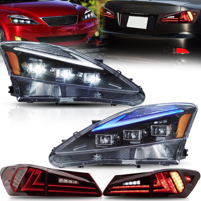 VLAND LED Headlights and Tail Lights For Lexus IS250/IS250C IS350