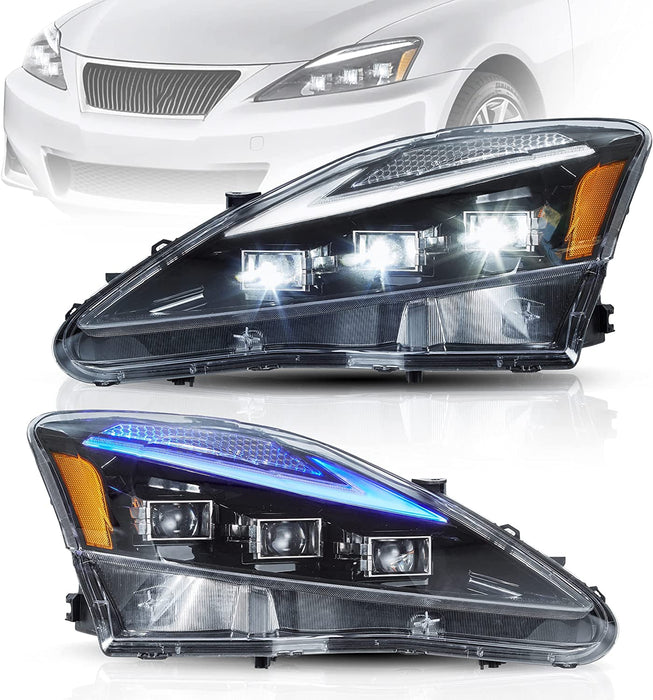 VLAND LED Projector Headlights For Lexus IS250/IS250C IS350/IS350C