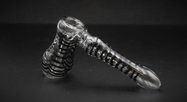 4” Glass Tobacco Smoking Hammer Bubbler Water Pipe Bowl RANDOM