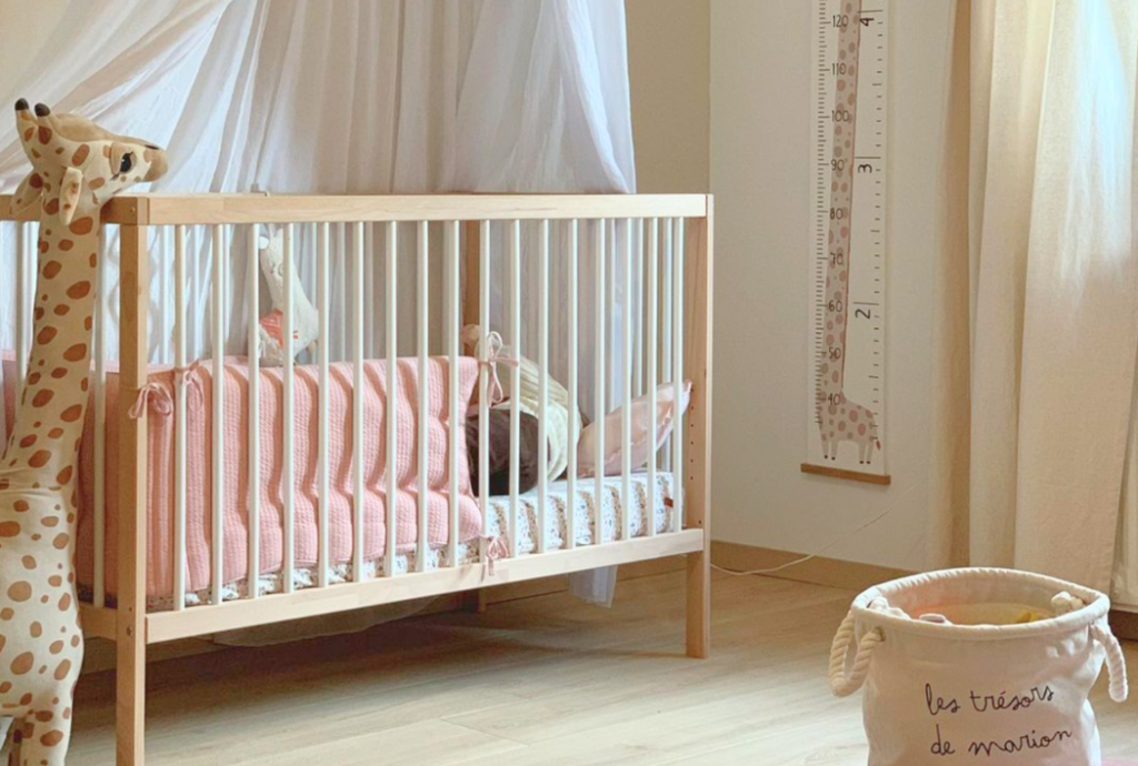 white beech mini cot bed from mokee