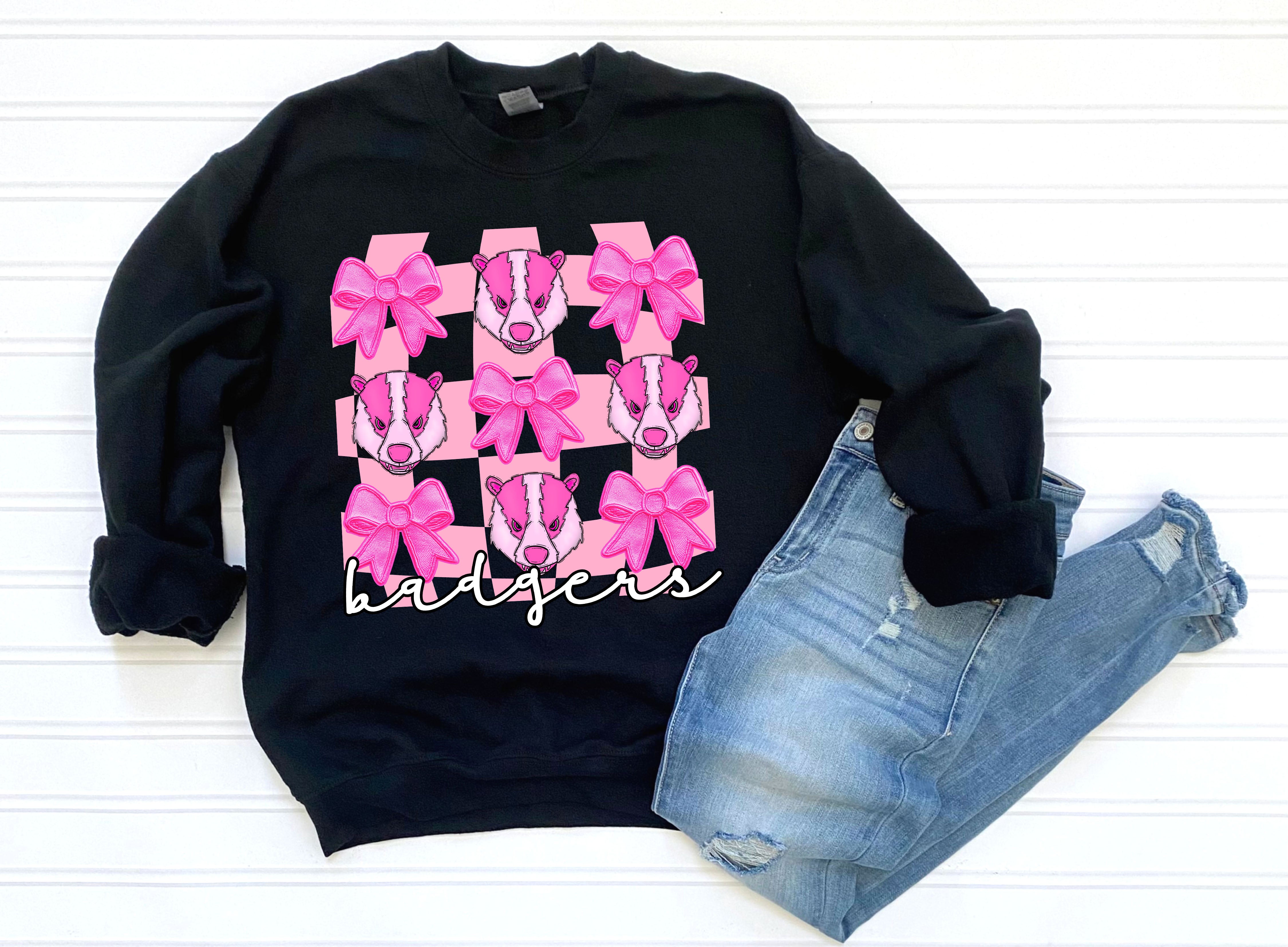Badgers pink coquette
