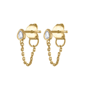 Equilibrium Reversible Pearl Earrings