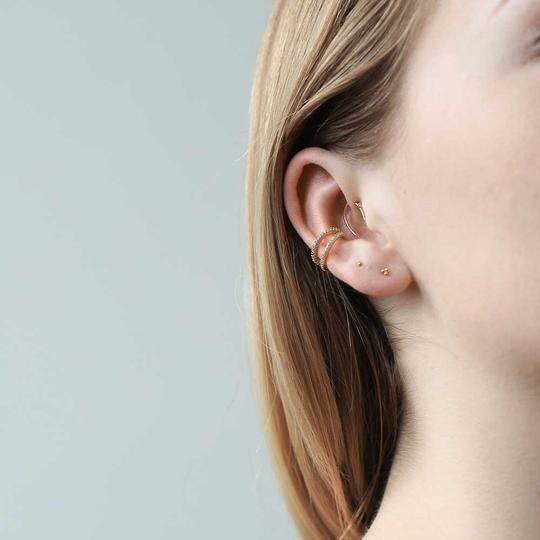 stud earrings with long backs