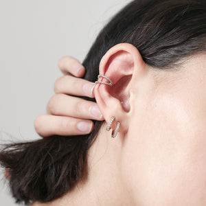 Mini Eternity Hoop Earrings | Maison Miru