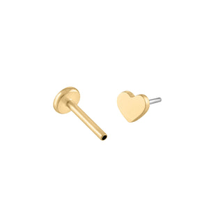 Tiny Crystal Push Pin Flat Back Earring